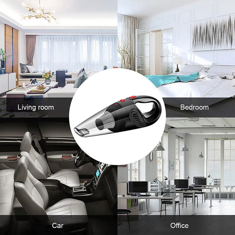 Upgraded 120W Wet & Dry Handheld Car Vacuum Cleaner