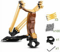 Adult Slingshot with Band, Flashlight & Balls for Hunting