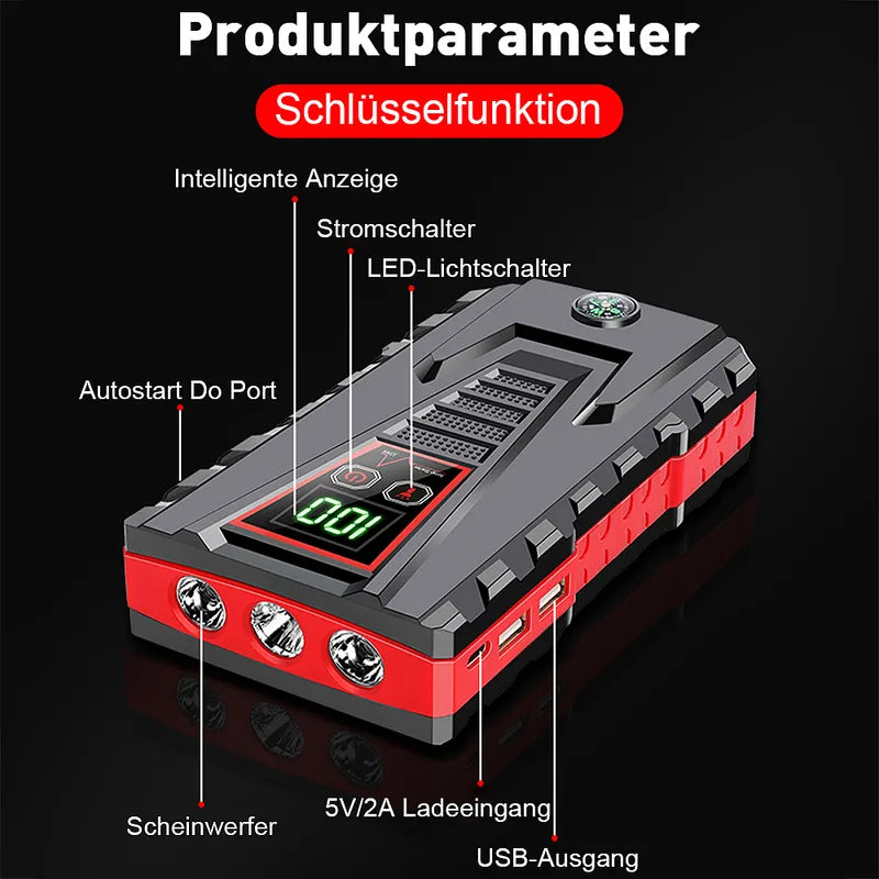Portable Car Jump Starter & Power Bank Charger