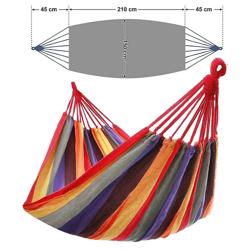 Kepeak Cotton Soft And Comfortable 475lbs Ultralight Canvas Camping Hammock