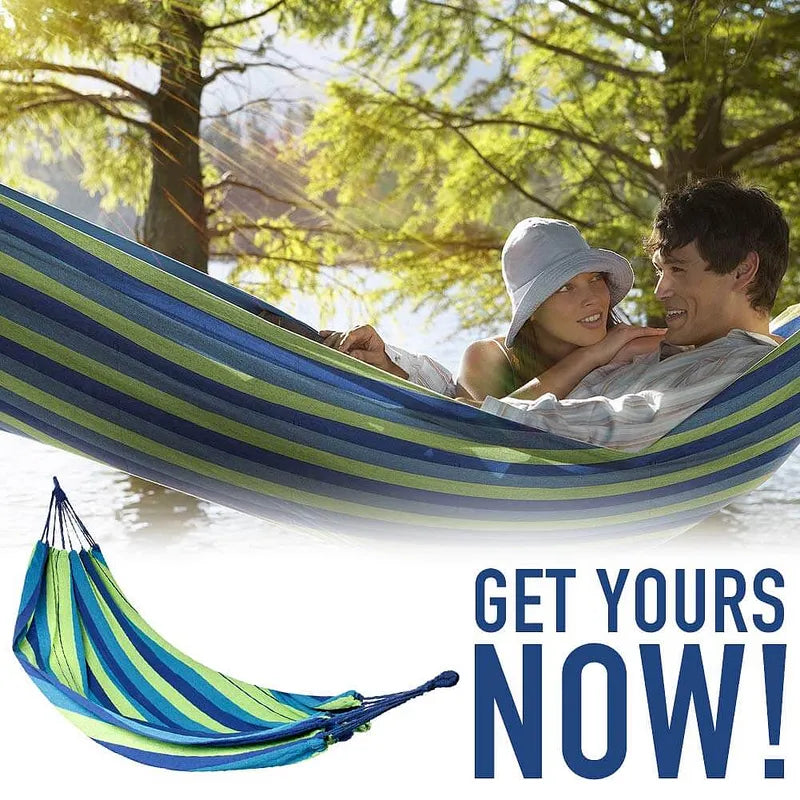 Kepeak Cotton Soft And Comfortable 475lbs Ultralight Canvas Camping Hammock