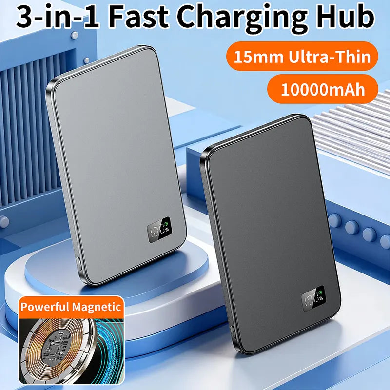 Kepeak 10000mAh MagSafe Power Bank 20W PD Fast Wireless Charger