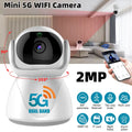 5G Dual Band WiFi Security Camera 1080P Night Vision Baby Monitor