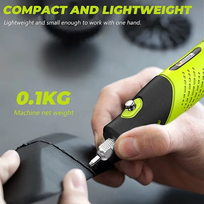 Kepeak Cordless Mini Rotary Tool 5-Speed 2.4V for Sanding Polishing DIY