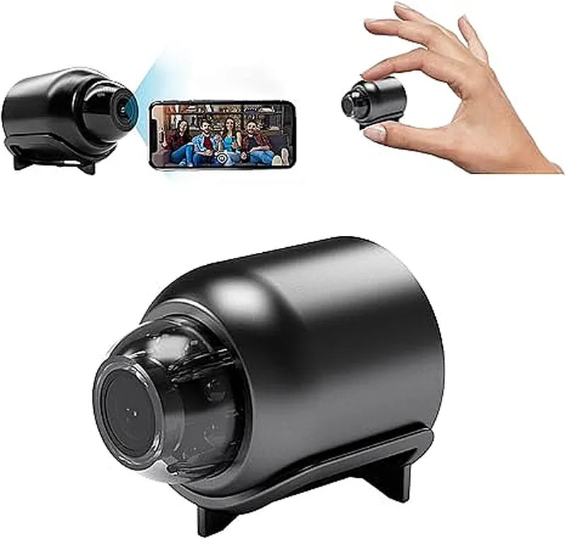 Kepeak 1080P Mini WiFi Camera 160° Wide Angle Night Vision 3 Pack
