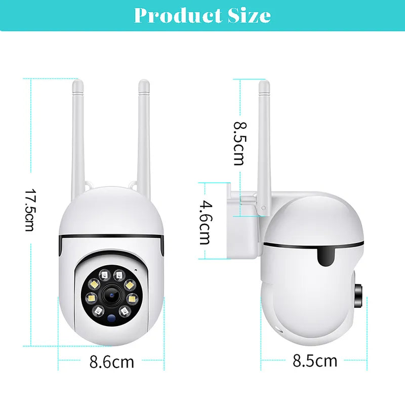 Feoflen 1080P Outdoor Security Camera 5G WiFi Night Vision
