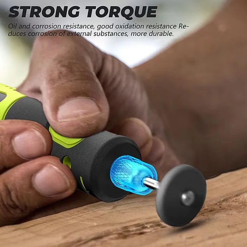 Kepeak Cordless Mini Rotary Tool 5-Speed 2.4V for Sanding Polishing DIY