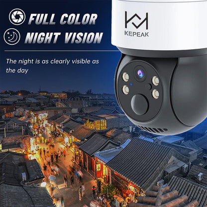 Solar Battery Powered Wireless Security Camera System Outdoor Home Wifi IP Audio
