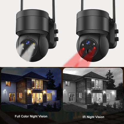 Powerful 1080P HD Wifi Solar Security Camera Full Color Night Vision IP66, ICSee