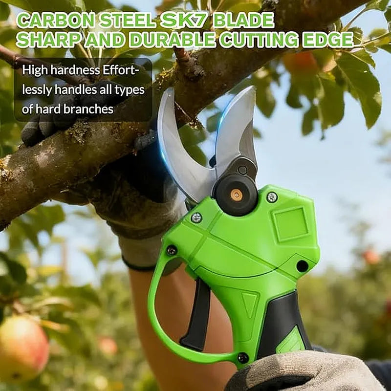 Cordless Electric Pruning Shears KEPEAK 21V 1.4" Dual Battery