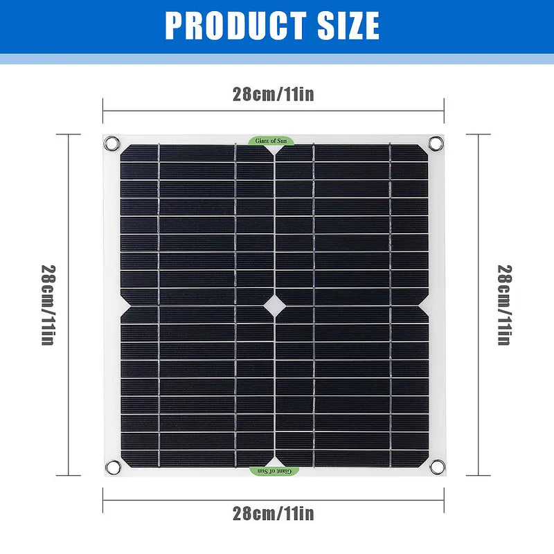 400W 12V Solar Panel Kit 100A Charge Controller for Caravan Boat