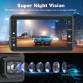 Dash Cam Front and Rear, 4K+1080P FHD Dual Dash Cam with ADAS, GPS, 5G WiFi & App Control, 64GB Card Included, G-Sensor, Night Vision, Loop Recording, 170°Wide Angle, WDR, 24H Parking Mode