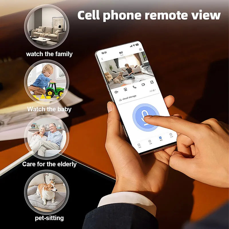1080P WiFi Security Camera Indoor Night Vision Two Way Audio Home Cam