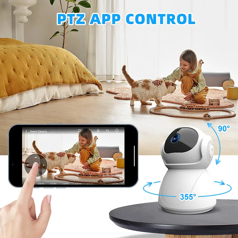 5G Dual Band WiFi Security Camera 1080P Night Vision Baby Monitor