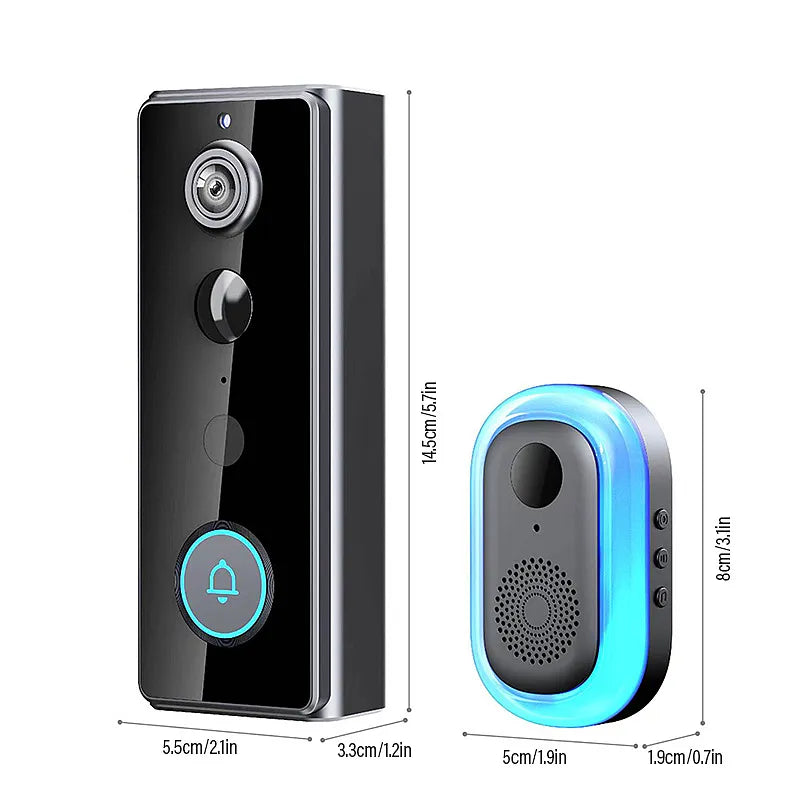 Wireless Doorbell Camera M18 PIR Motion Detect 720P Tuya WiFi Video Doorbell