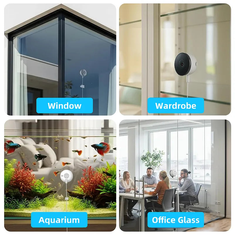 4MP Window Security Camera WiFi 6 Color Night Vision 2 Way Audio