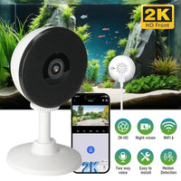 4MP Window Security Camera WiFi 6 Color Night Vision 2 Way Audio