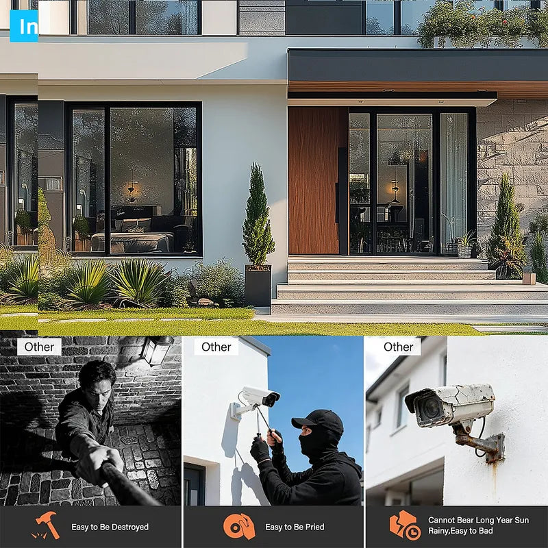4MP Window Security Camera WiFi 6 Color Night Vision 2 Way Audio