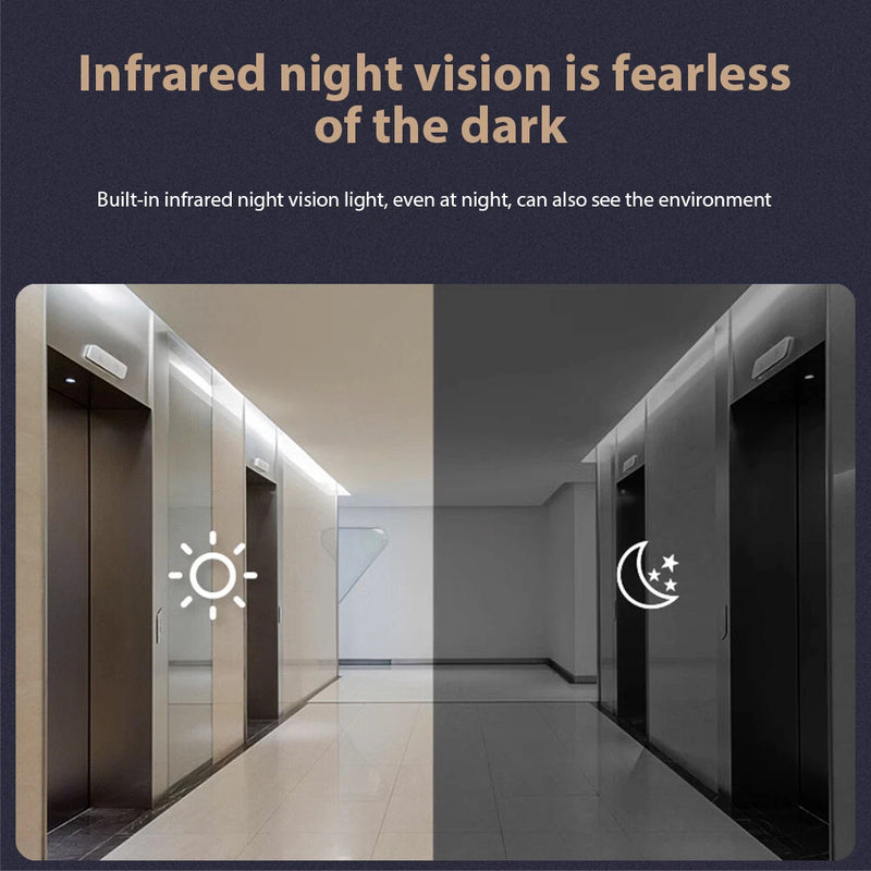 Wireless Doorbell Camera 4.3 Inch IPS Screen 2.4G Two Way Audio Night Vision