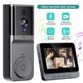 English: 4.3 Inch IPS Screen 2.4G Wireless Security Intercom Doorbell Camera