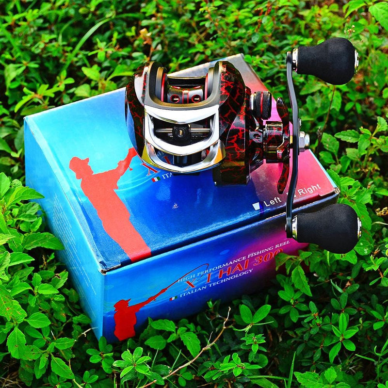Kepeak Metal Drop Wheel 18 +1 Axis Vertical Fishing Reel