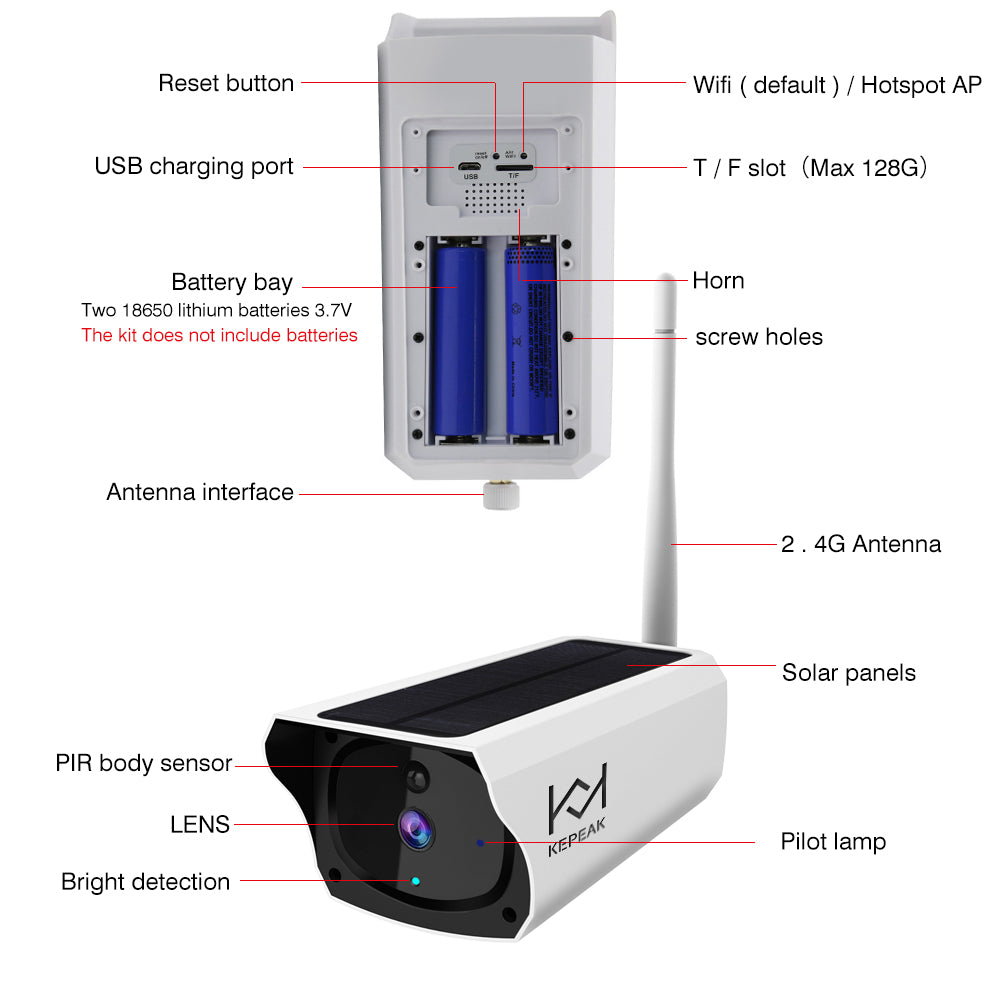KEPEAK 4K Security Camera
