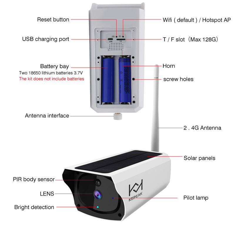 KEPEAK 4K Security Camera