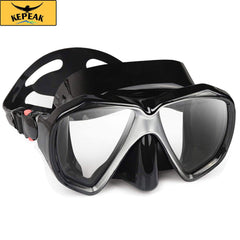 Kepeak Panoramic HD Scuba Diving Mask With Silicone Skirt - KEPEAK-Pro