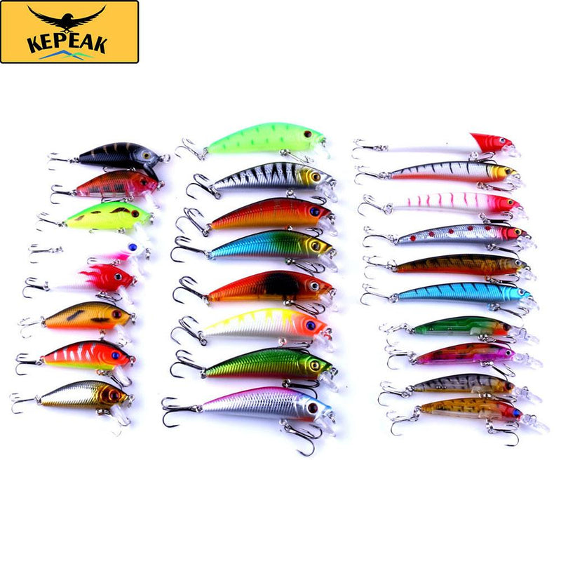 Kepeak 26pcs Topwater Popper Poper Fishing Bait