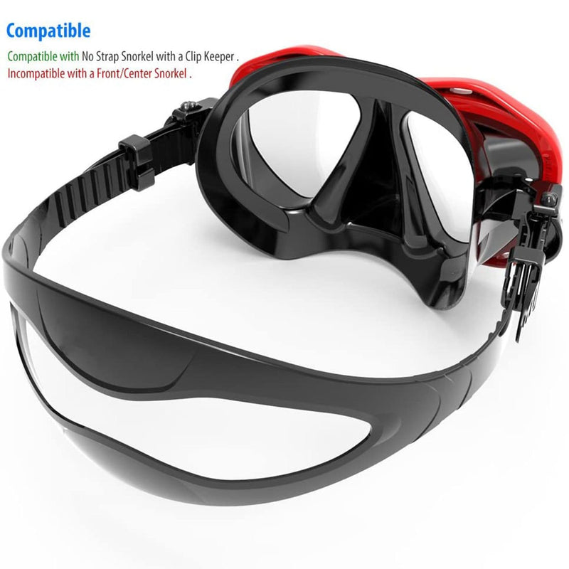 Kepeak Non-fog Snorkeling Diving Tempered Glass Mask Goggles