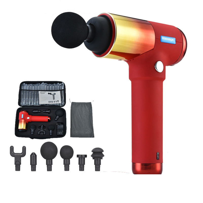 Sonic Handheld Percussion Massage Gun-Includes 5 Massage Heads