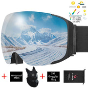 Ski Goggles Magnetic Double Layer Lens UV Protection Snowboard Snow Eyewear Men Women Outdoor Winter Sports Ski Glasses - KEPEAK-Pro