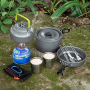 Kepeak 10 Piece Camping Cooker Mess Kit - KEPEAK-Pro