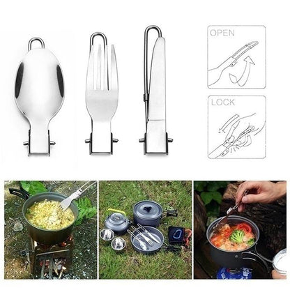 Kepeak 10 Piece Camping Cooker Mess Kit - KEPEAK-Pro