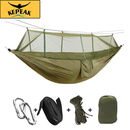 Kepeak 10-foot Single/Double Camping Hammock With Mosquito Net - KEPEAK-Pro