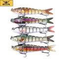 5PC 13.7 cm 27 g Sinker Shaker 8-segment Bait, Bass Isca Crankbait Fishing Tackle - KEPEAK-Pro