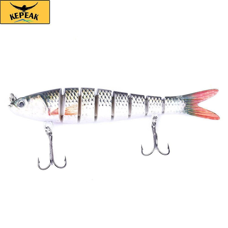 5PC 13.7 cm 27 g Sinker Shaker 8-segment Bait, Bass Isca Crankbait Fishing Tackle