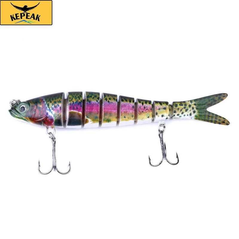 5PC 13.7 cm 27 g Sinker Shaker 8-segment Bait, Bass Isca Crankbait Fishing Tackle