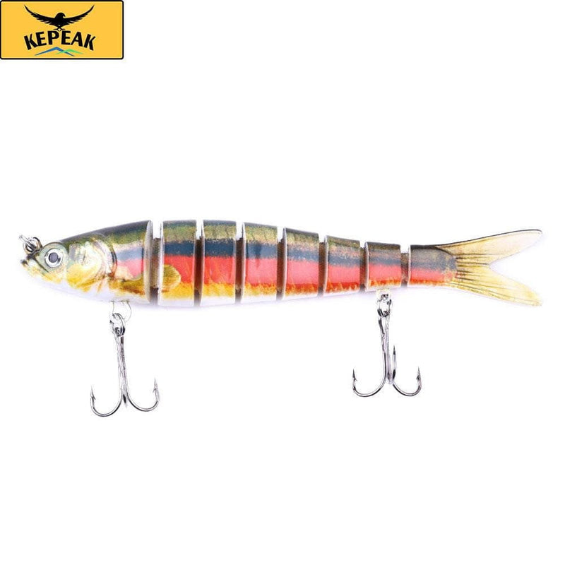 5PC 13.7 cm 27 g Sinker Shaker 8-segment Bait, Bass Isca Crankbait Fishing Tackle