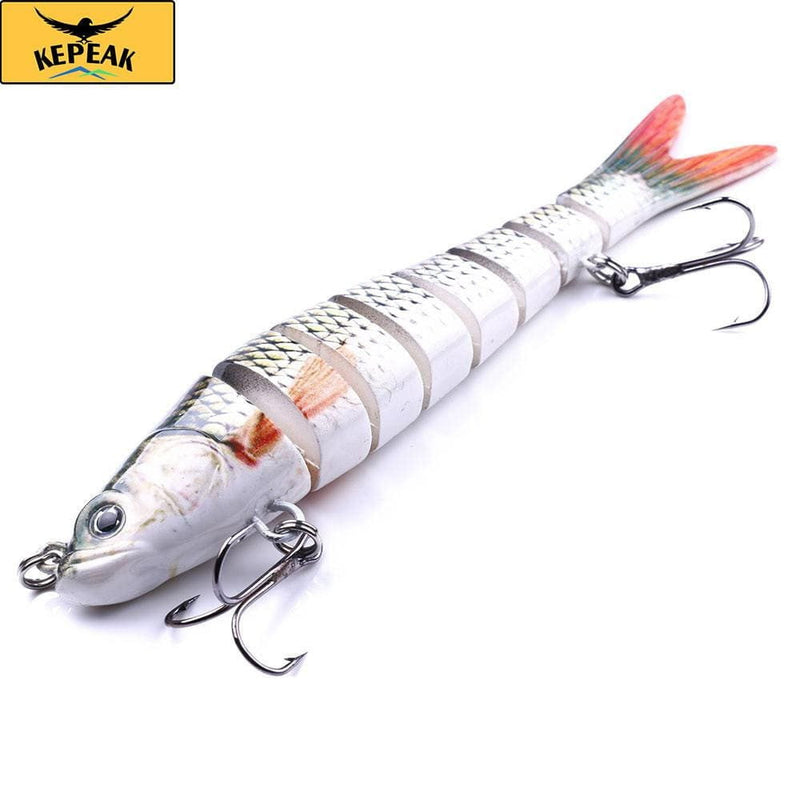 5PC 13.7 cm 27 g Sinker Shaker 8-segment Bait, Bass Isca Crankbait Fishing Tackle