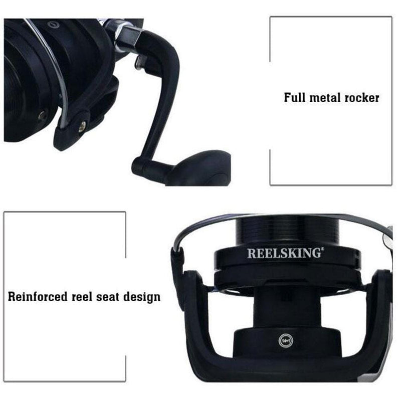 Kepeak TM8000-TM12000 Series New Metal Folding Rocker Fishing Reel
