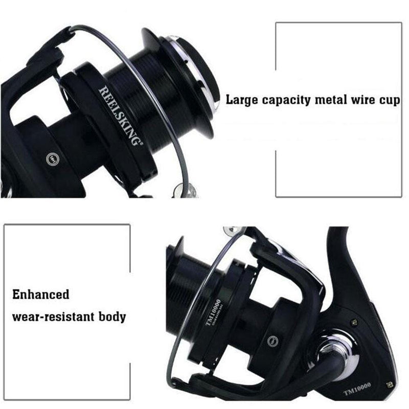 Kepeak TM8000-TM12000 Series New Metal Folding Rocker Fishing Reel