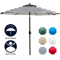 Kepeak 6 Colors 8 Sturdy Ribs Outdoor Umbrella - KEPEAK-Pro