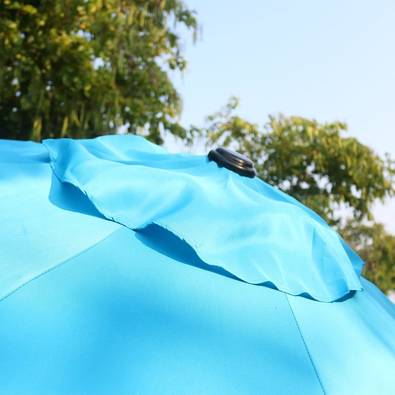 Kepeak 6 Colors 8 Sturdy Ribs Outdoor Umbrella