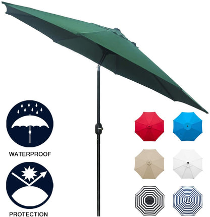 Kepeak 6 Colors 8 Sturdy Ribs Outdoor Umbrella - KEPEAK-Pro