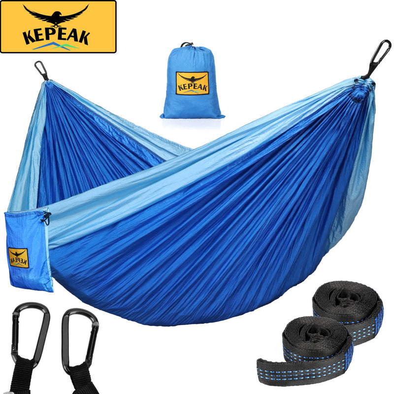 Kepeak High Strength Lightweight Nylon Portable Camping Hammock