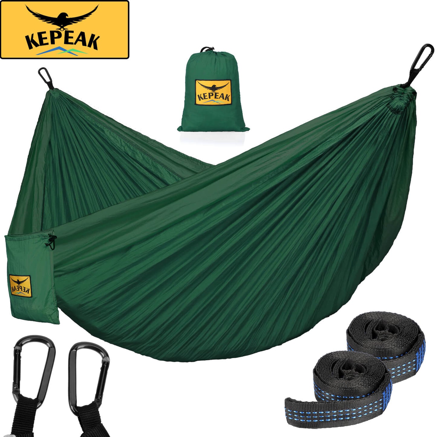 Kepeak High Strength Lightweight Nylon Portable Camping Hammock - KEPEAK-Pro