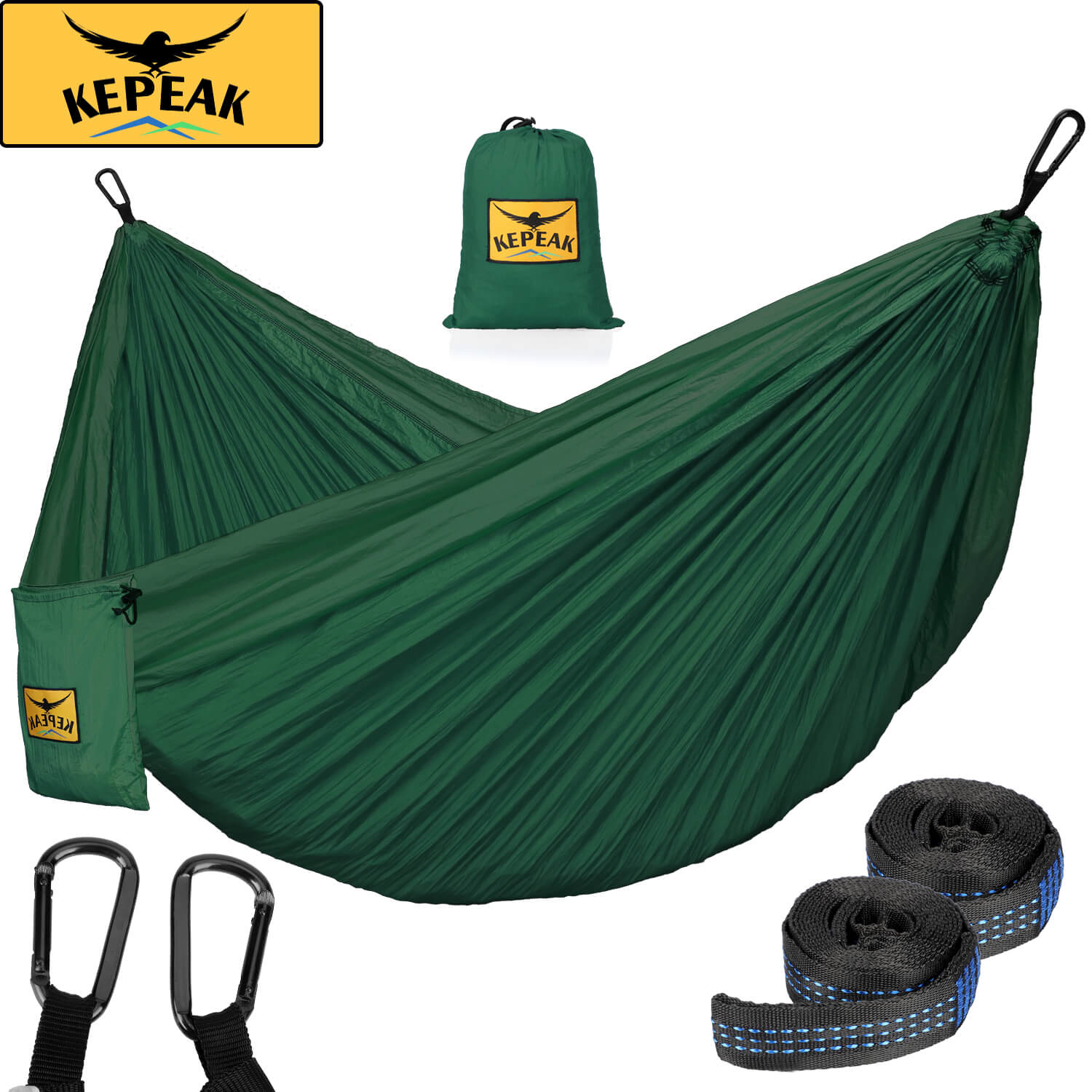 Kepeak High Strength Lightweight Nylon Portable Camping Hammock - KEPEAK-Pro