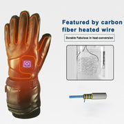 Rechargeable Electric Warm Heating Gloves Winter Sports Heated Gloves For Women Men Ski Climbing