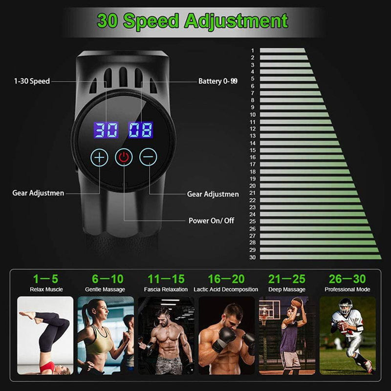 Electric Deep Muscle Relaxation Percussion Massage Gun Pain Relief Massager
